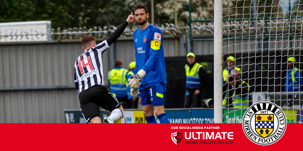 Off the mark 👊 JamesScott with his first St Mirren goal last night and did he enjoy it! #OurStMirren #COYS