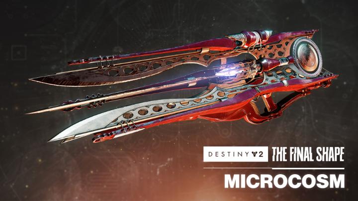Make their boon their bane. Acquire the Microcosm Heavy Trace Rifle that deals massive damage to enemy shields with the arrival of The Final Shape. 🔺
