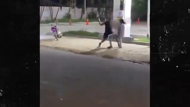 ⚠️WARNING: GRAPHIC VIDEO⚠️ Two men got into a sword duel down in the Dominican Republic ... and one guy LOST A HAND. Read the full story: