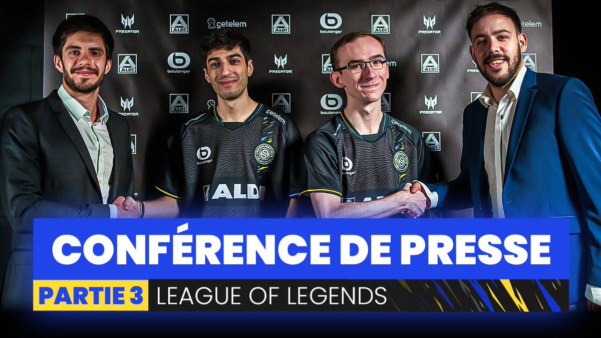 Conférence de presse : League of Legends Départ d'Innaxe, Cook passe sur le banc, Takeset et Hairost rejoignent Solary.