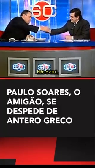 Amigão presta homenagem a Antero Greco no Sportscenter