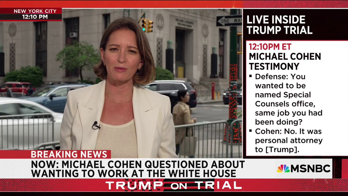 "He's got kind of a hang dog quality to him... he's not the Michael Cohen that anybody who knows him knows." WATCH: Katy Tur talks about what Michael Cohen's demeanor was like inside the courtroom.