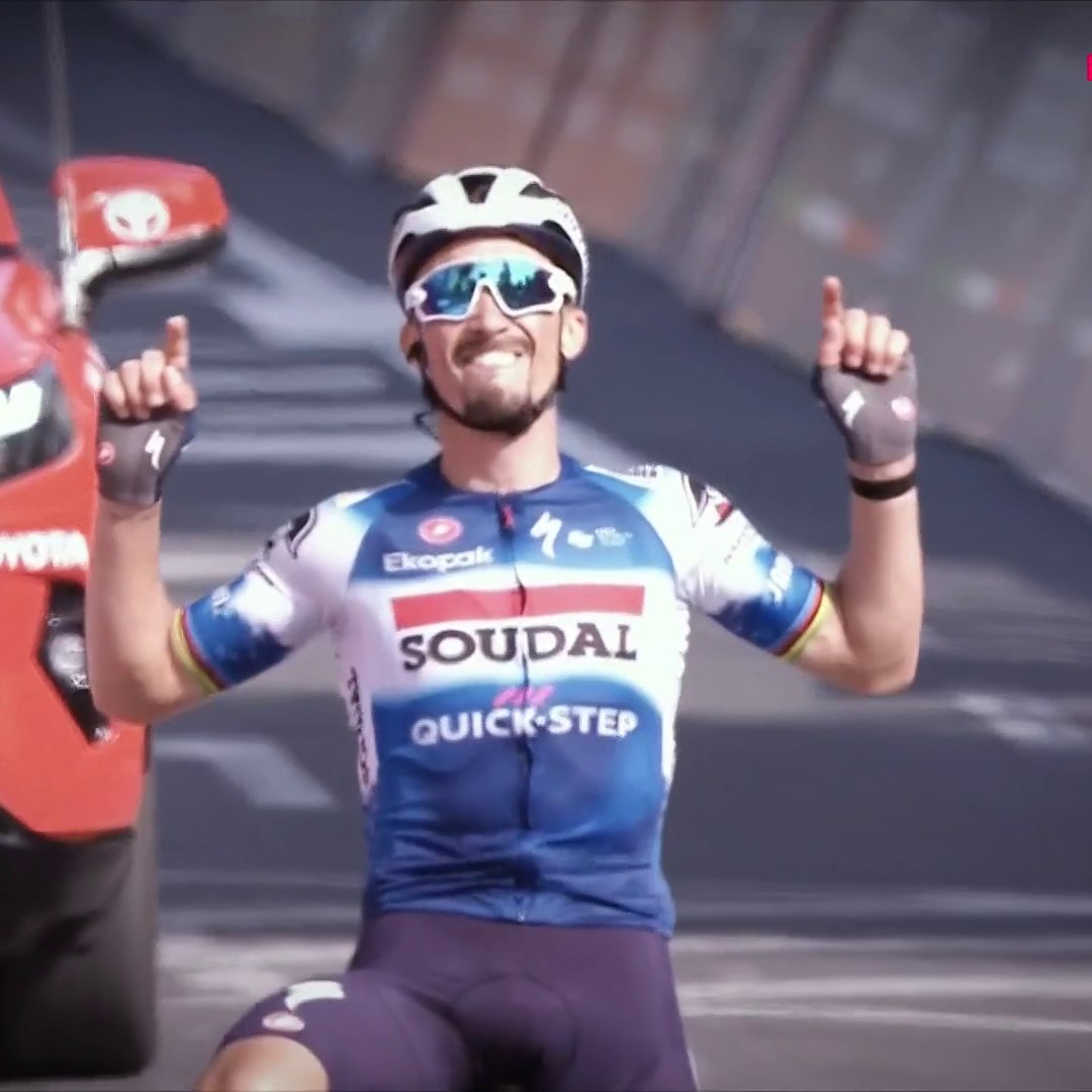 "𝗟𝗲𝘀 𝗵𝗲́𝗿𝗼𝘀 𝗻𝗲 𝗺𝗲𝘂𝗿𝗲𝗻𝘁 𝗷𝗮𝗺𝗮𝗶𝘀" : Julian Alaphilippe, le film de son récital sur le #Giro, à consommer sans modération #LesRP