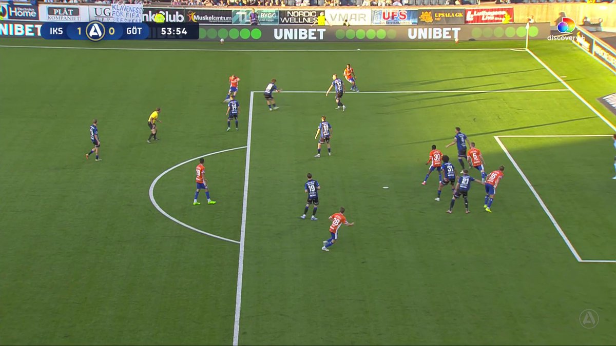 Malick Yalcouyé sätter en boll i nät men målet döms bort för offside! 📲 Se matchen på