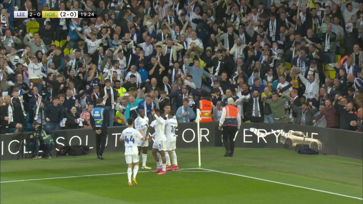 Is that the greatest cross in the history of football? Yes, yes it is. #lufc