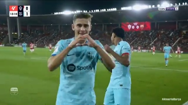 فيرمين لوبيز يفتتح التسجيل لبرشلونة 🔥⚽️ #الدوري_الإسباني | #برشلونة | #ألميريا