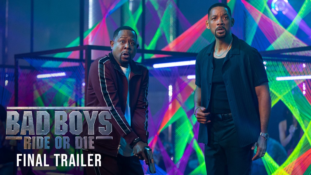 The new trailer for ‘BAD BOYS: RIDE OR DIE’ has been released. In theaters on June 7.