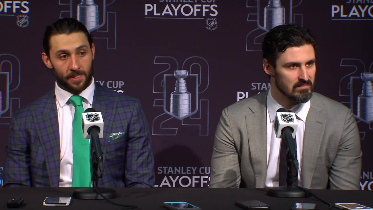 Vincent Trocheck confirms that Chris Kreider told his teammates "I think I'm gonna get one" before the third period. Trocheck's reaction? "I sure hope so" 😂