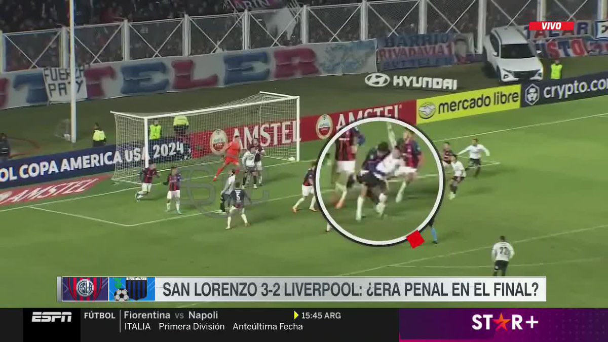 ATENCIÓN URUGUAY, ATENCIÓN LIVERPOOL: En #SportsCenter le ponemos la lupa a la última jugada en el Nuevo Gasómetro... ¿Era PENAL para el Negro de la Cuchilla? 📺 #ESPNenStarPlus
