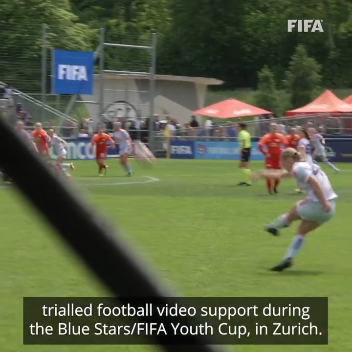 Introducing: Football Video Support 🎥 At the 74th FIFA Congress in Bangkok, FIFA Referees Committee Chairman Pierluigi Collina spoke about the success of trialling Football Video Support at the recent Blue Stars/FIFA Youth Cup™. Find out how the system works: