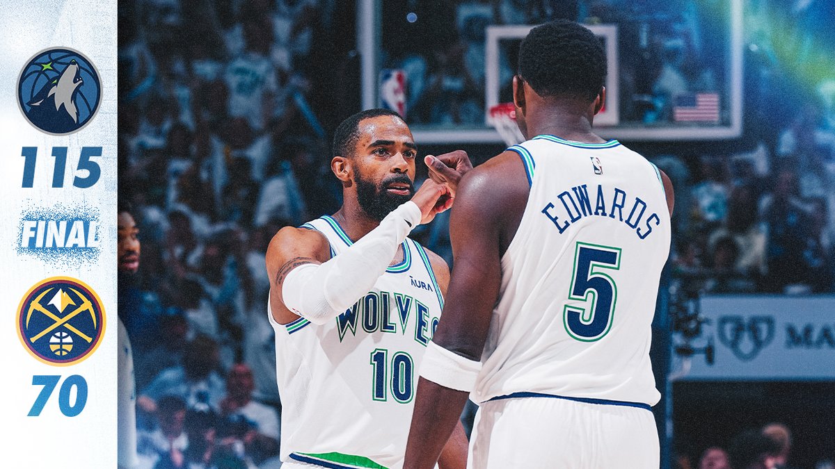 WHOLE SQUAD EFFORT. 👏 Ant - 27 PTS / 3 STL Jaden - 21 PTS / 2 BLK Mike - 13 PTS / 5 AST KAT - 10 PTS / 13 REB / 5 AST Naz - 10 PTS / 11 REB