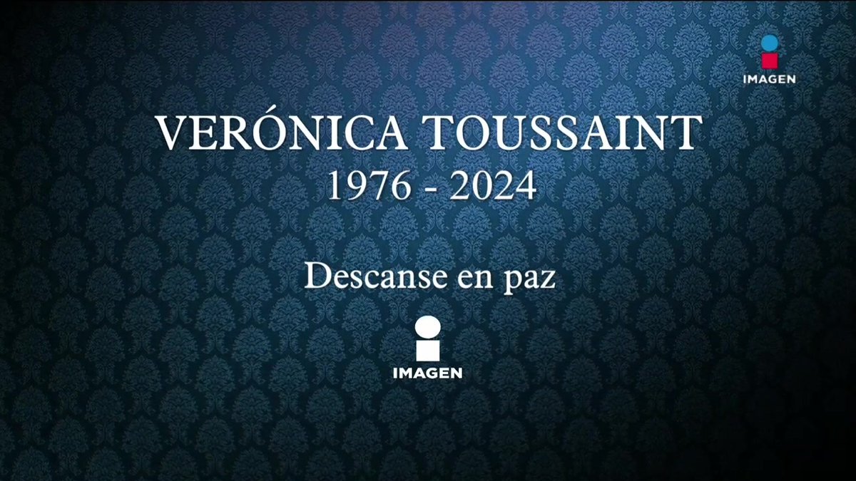 #CiroEnImagen Fallece nuestra compañera Verónica Touissaint a los 48 años de edad. QEPD🕊