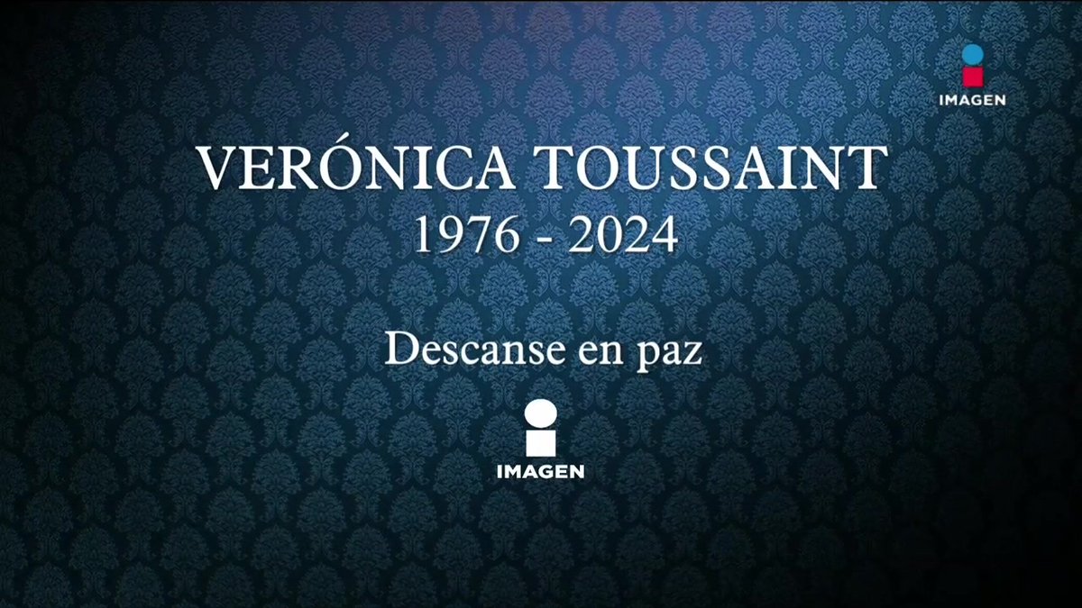 Falleció la actriz Verónica Toussaint, así fue anunciado en el espacio noticioso de Ciro Gómez Leyva.