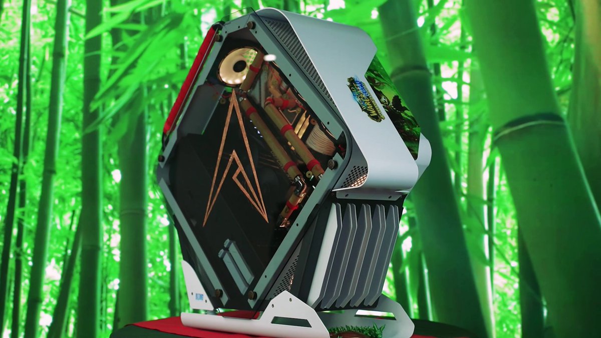 📢 ADVENTURERS HEED THIS CALL! 📢 Win a stunning #WorldofWarcraft REMIX: Mists of Pandaria custom gaming PC from Allied Gaming! To enter: 🐼 Follow this account &amp; like this post 🐼 Comment with the perfect name for this PC (unlimited entries) 🐼 Include 🐼 in your comment