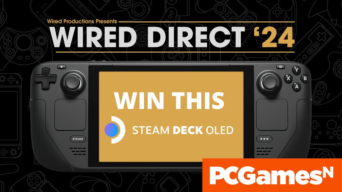 🌟 LAST FEW HOURS 🌟 We teamed up with PCGamesN to offer one lucky fan an OLED Steam Deck! How to enter? Follow, RT, and tag a friend to #WIN :) Rules, links, more entries + sign up via #Prize #Competition #Giveaway