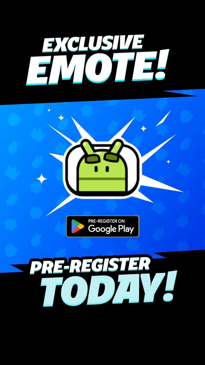 ⚠️ Exclusive Android Emote alert ⚠️ Anyone who pre-registers on Google Play before May 29 will receive this Goblin emote! 🤖 Also available to Android Soft Launch players at launch! 🚀