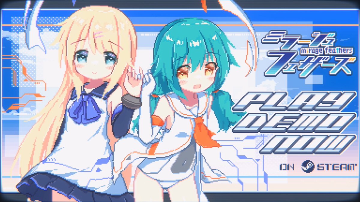 #ミラージュフェザーズ 体験版がSteamで配信開始、ストーリーモードの3つのステージをプレイできる！ #MirageFeathers Demo is now on Steam. You can play 3 stages of the Story Mode! #幻耀的羽毛 試玩版現已在Steam公開，可以玩故事模式的3個關卡！ #gamedev #indiedev