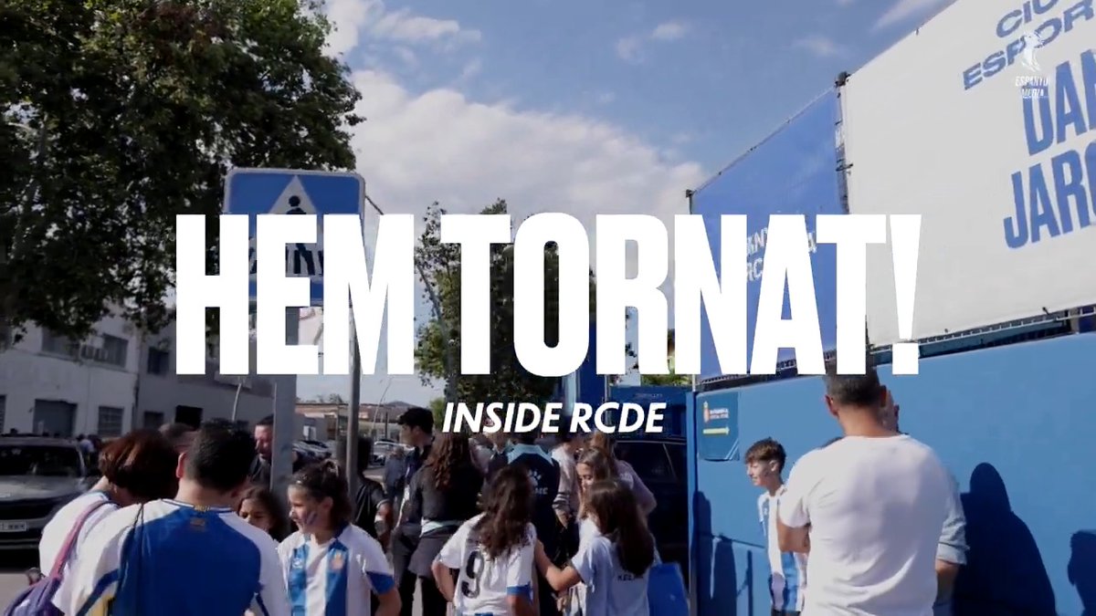 𝐑𝐂𝐃𝐄 𝐈𝐍𝐒𝐈𝐃𝐄 | Hem tornat! 🤍💙 L’Espanyol és equip de Liga F #RCDEFem