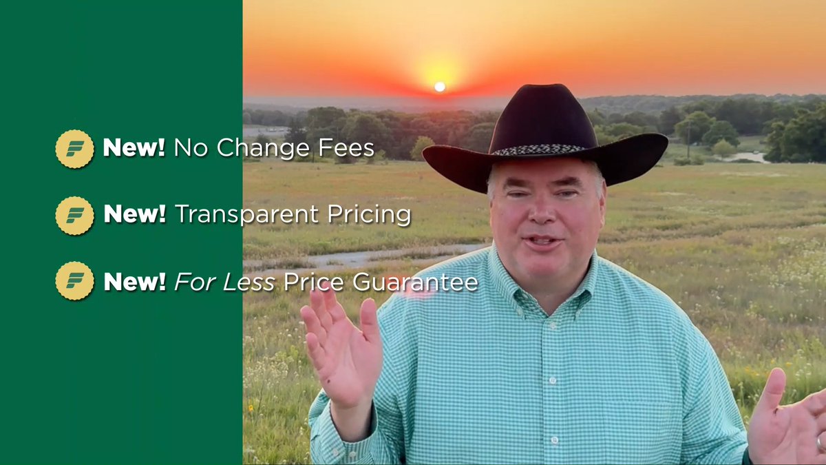 Introducing, The New Frontier! Inspired by customers like you the NEW Frontier comes with Clear, Upfront Pricing and Options, No Change Fees, Expanded Customer Benefits and Support, and our 'For Less' Guarantee*. Frontier CEO, Barry Biffle, explains it all.