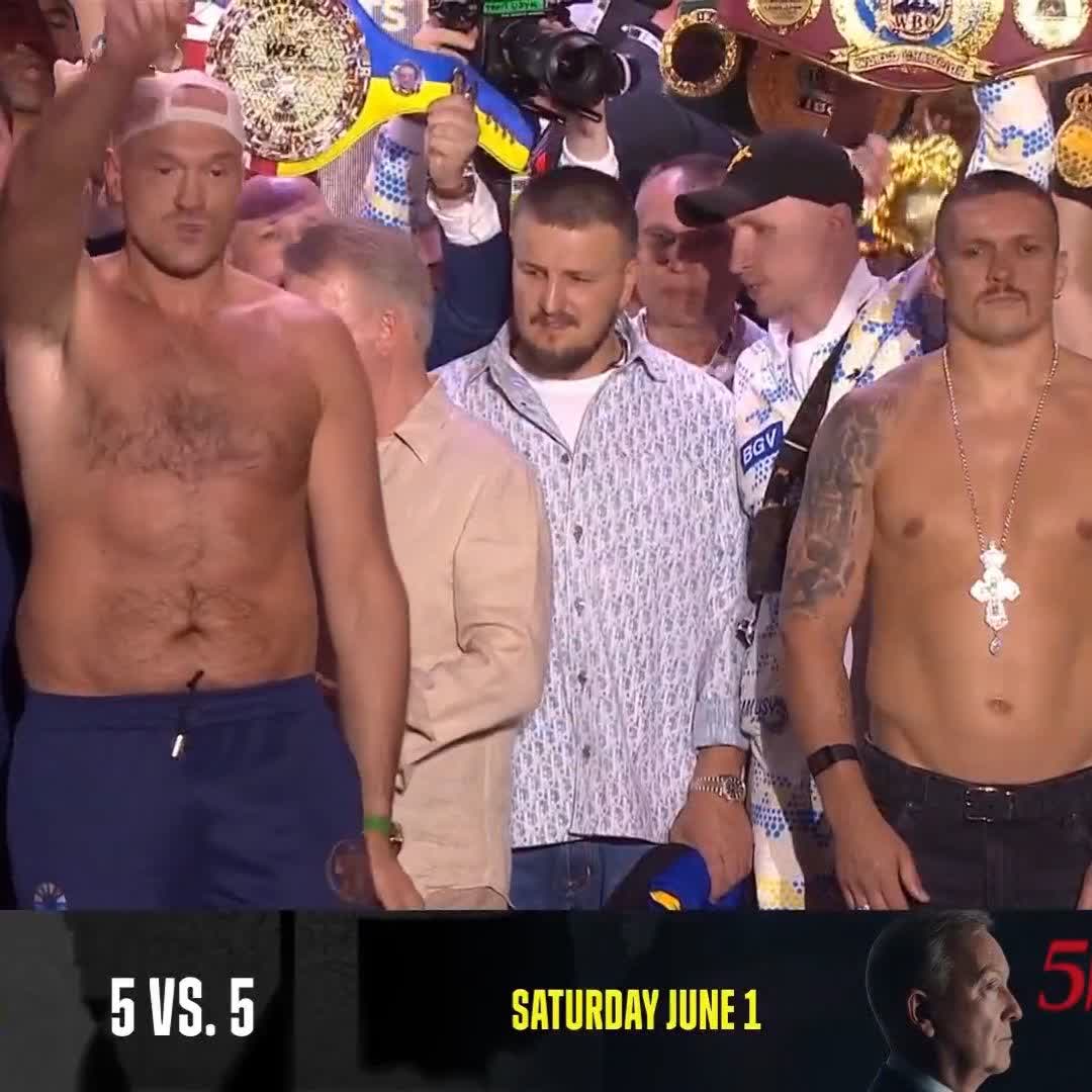 Tyson Fury vs Oleksandr Usyk SON YÜZLEŞME 🔥 İtişmeler ⚡️
