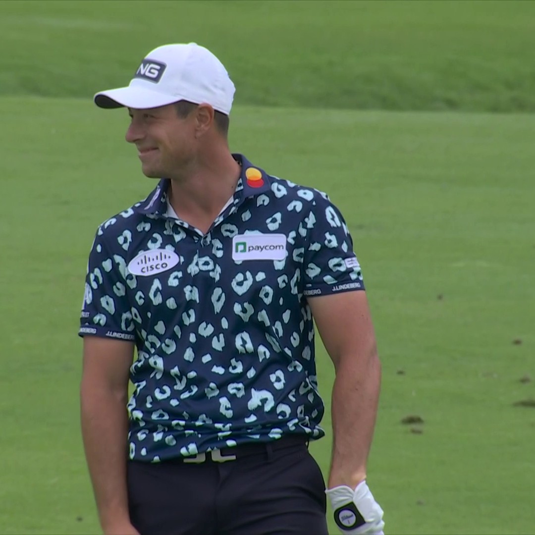One hop and in. Absolutely beautiful from Viktor Hovland 🤌
