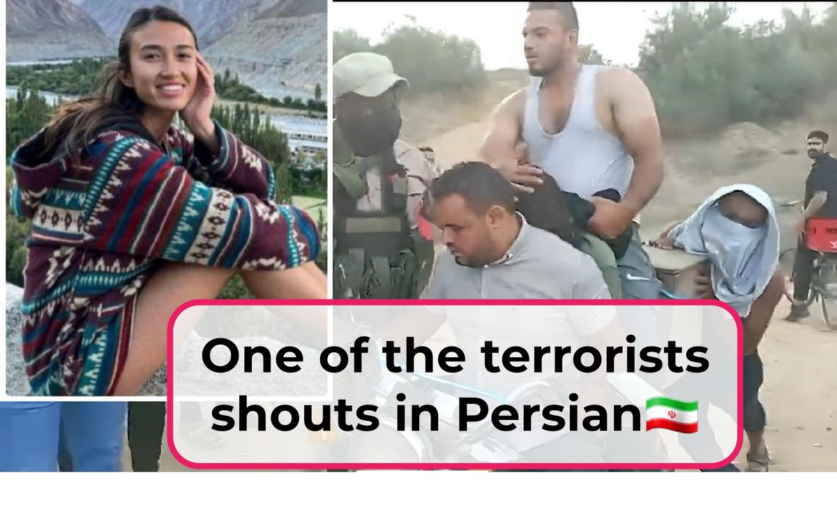 Important evidence indicates the involvement of Iranian #IRGCterrorists forces in the October 7 terrorist operation In this newly published footage by the Daily Mail Online a few hours ago, one of the terrorists can be heard shouting in Persian to another: "Go sit back" #NoaArgamani🕯️