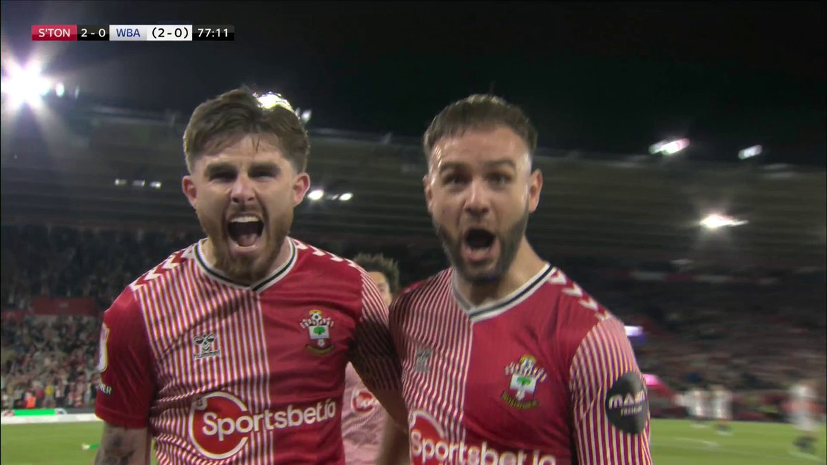 "One GIANT step towards the Premier League" 🤩 Adam Armstrong with a brilliant finish to double the Saints lead! 🎯