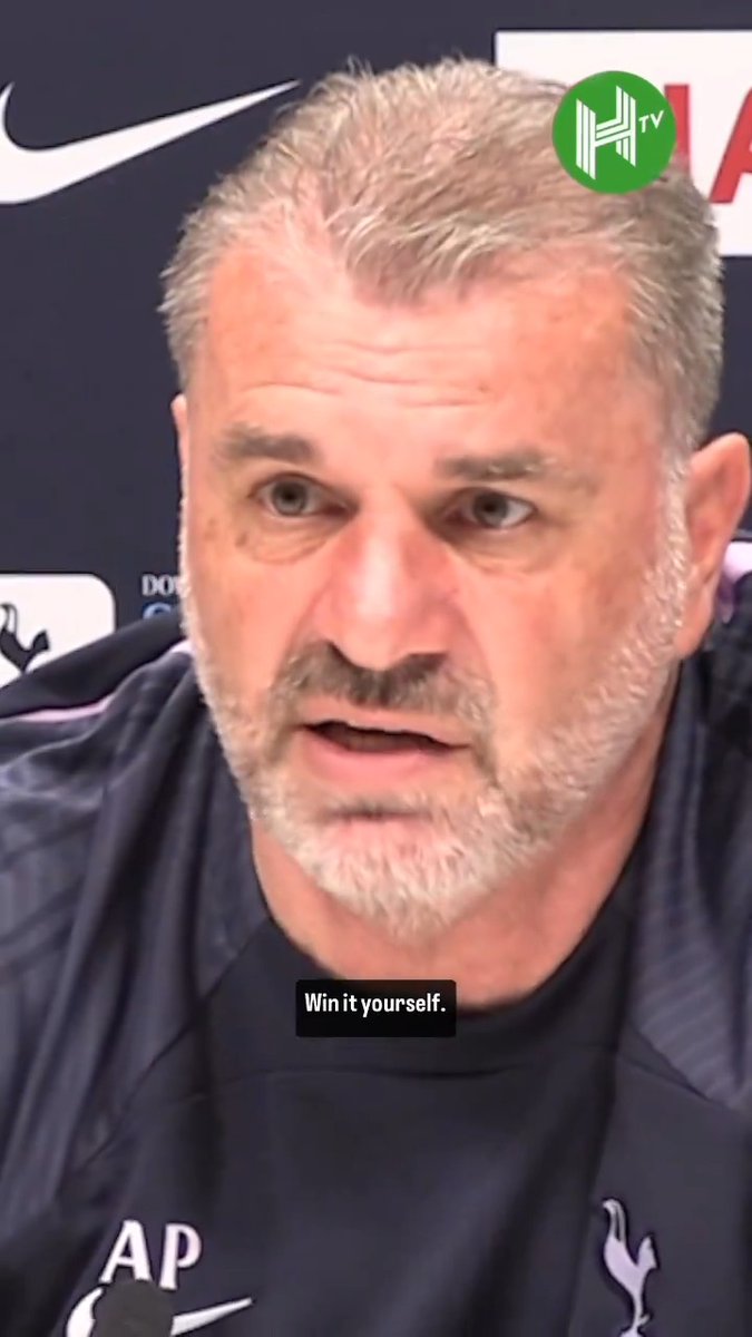 Ange Postecoglou: "You want to stop another club winning a trophy? win it yourself!" 👏👏 🔗