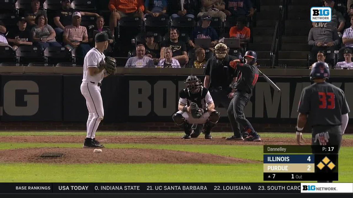T7 | GRAND SLAM Camden Janik!!!!!!!!! #Illini 8, Purdue 2