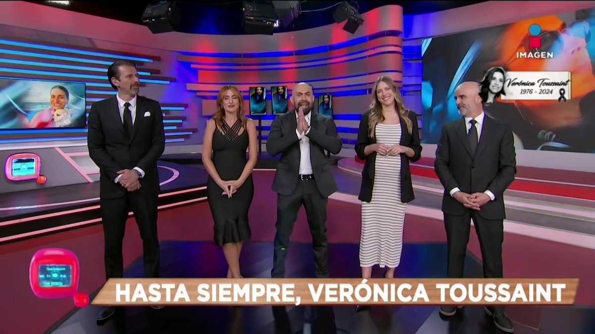 ¡Hasta siempre, querida Verónica Toussaint! Siempre te recordaremos con esa gran sonrisa! #QuéImporta por Imagen Televisión