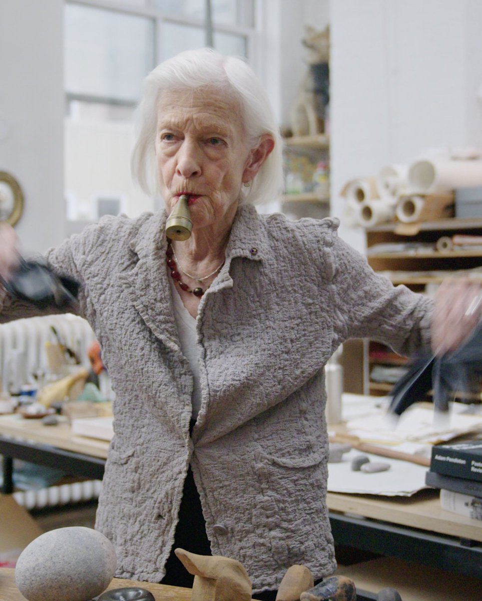 What objects do you collect? Artist Joan Jonas collects instruments, rocks, masks, and more to use as props and tools in her work and play with space and sound.