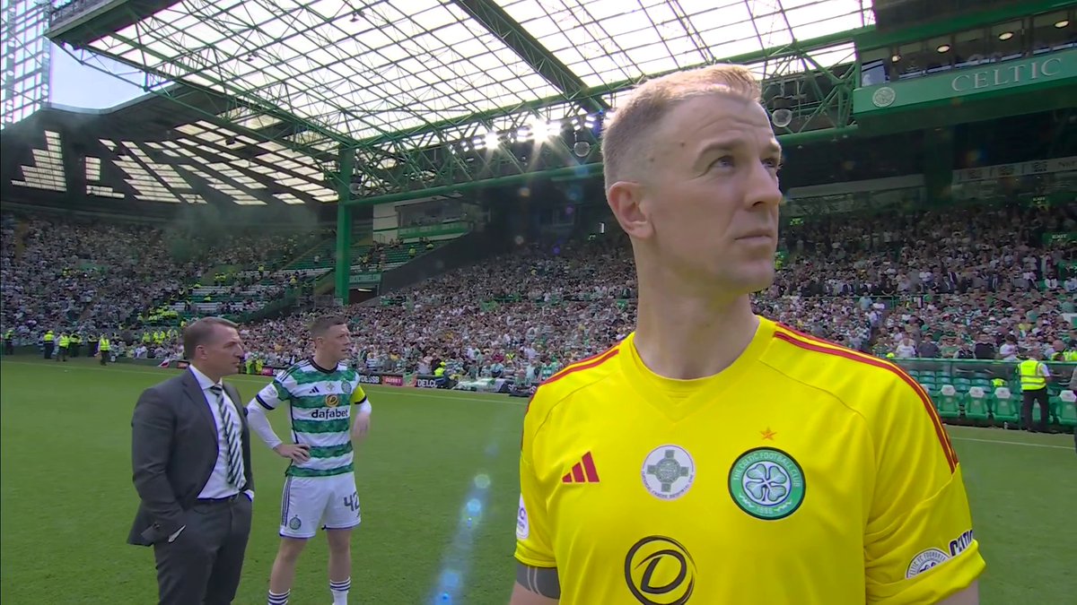 ๐ "You've made me feel so special." Joe Hart speaks after his final appearance at Celtic Park โฌ๏ธ