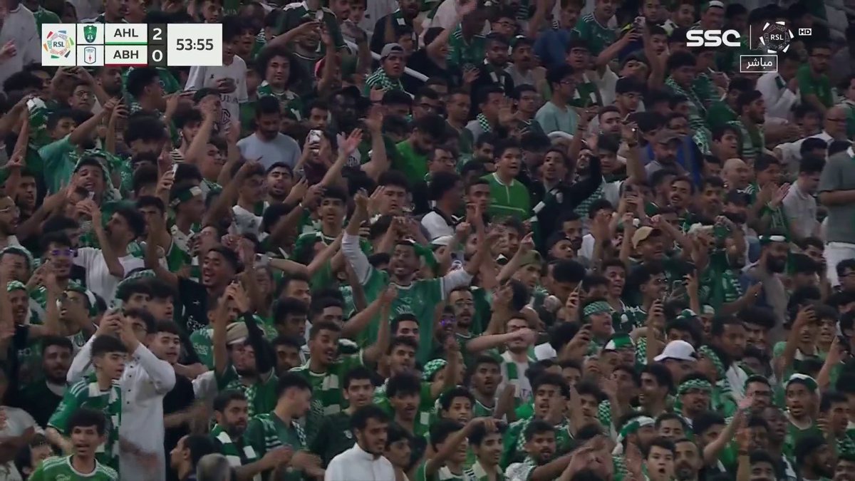 المدرج يعبر عن مشاعره 👏🏻🔥 #الأهلي_أبها #دوري_روشن_السعودي