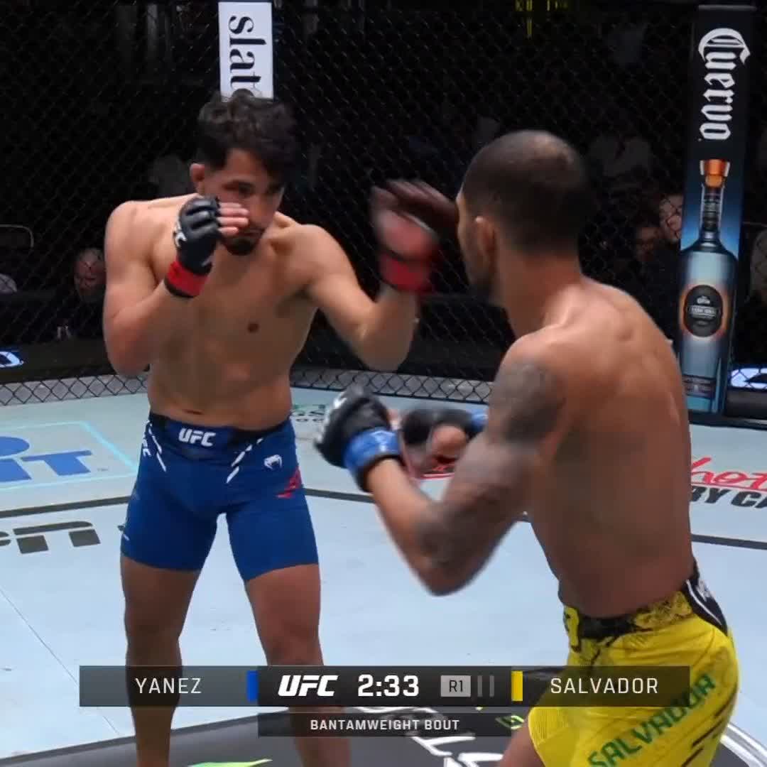 What a knockdown 😳 #UFCVegas92