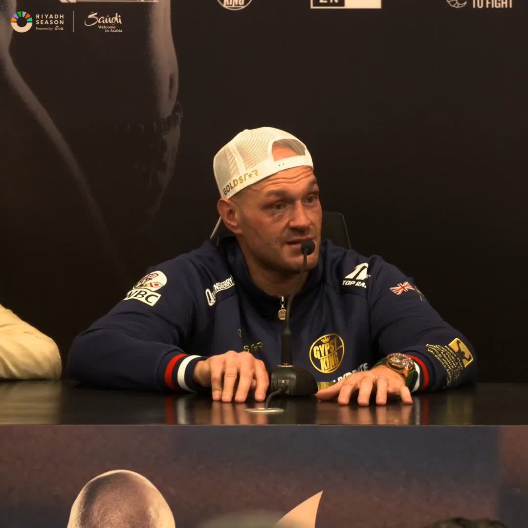 🗣️ ”It was a close fight... I believe I did enough! I tried my best... I was having a lot of fun in there!“ - Tyson Fury Watch live: #FuryUsyk #RingOfFire #RiyadhSeason