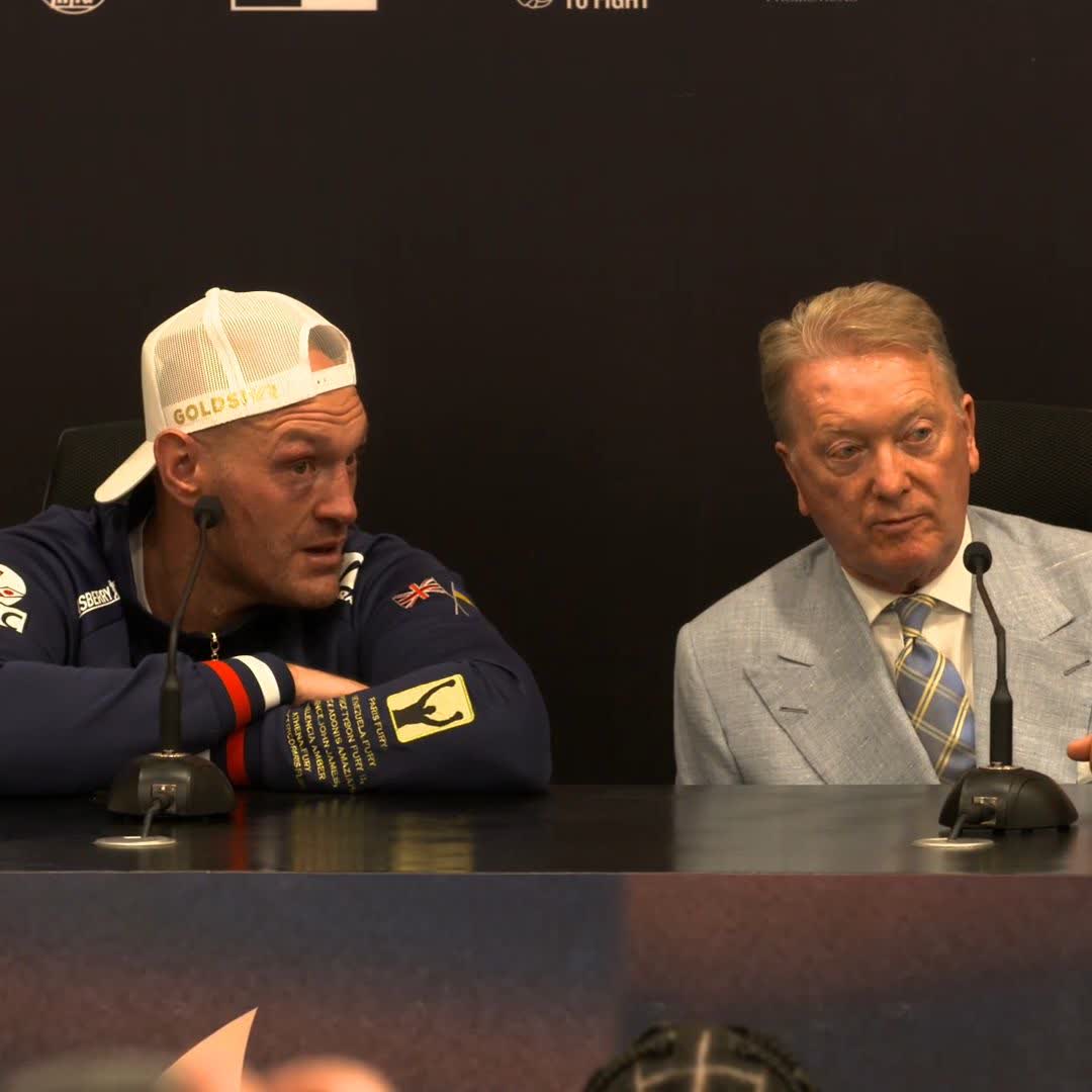 🗣️ ”Usyk has gone to the hospital with a broken jaw... We punched the f*** out of each other for 12 rounds there!“ - Tyson Fury #FuryUsyk #RingOfFire #RiyadhSeason