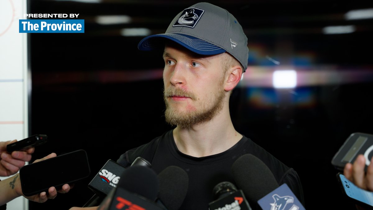 "The barn’s going to be loud. Fans going to be into it. Those are the type of games you want to play.” 🗣 Elias Pettersson on playing in a Game 7 at home during the playoffs. The Province | #Canucks