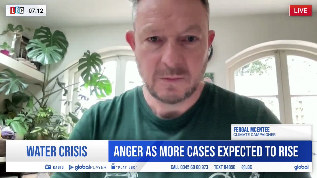 'We need to take out the fat cats who are making an absolute fortune through privatisation.' 'We need to take back control of our waters', climate campaigner Fergal McEntee tells Matthew Wright, as anger rises with more waterborne disease cases expected in Devon.