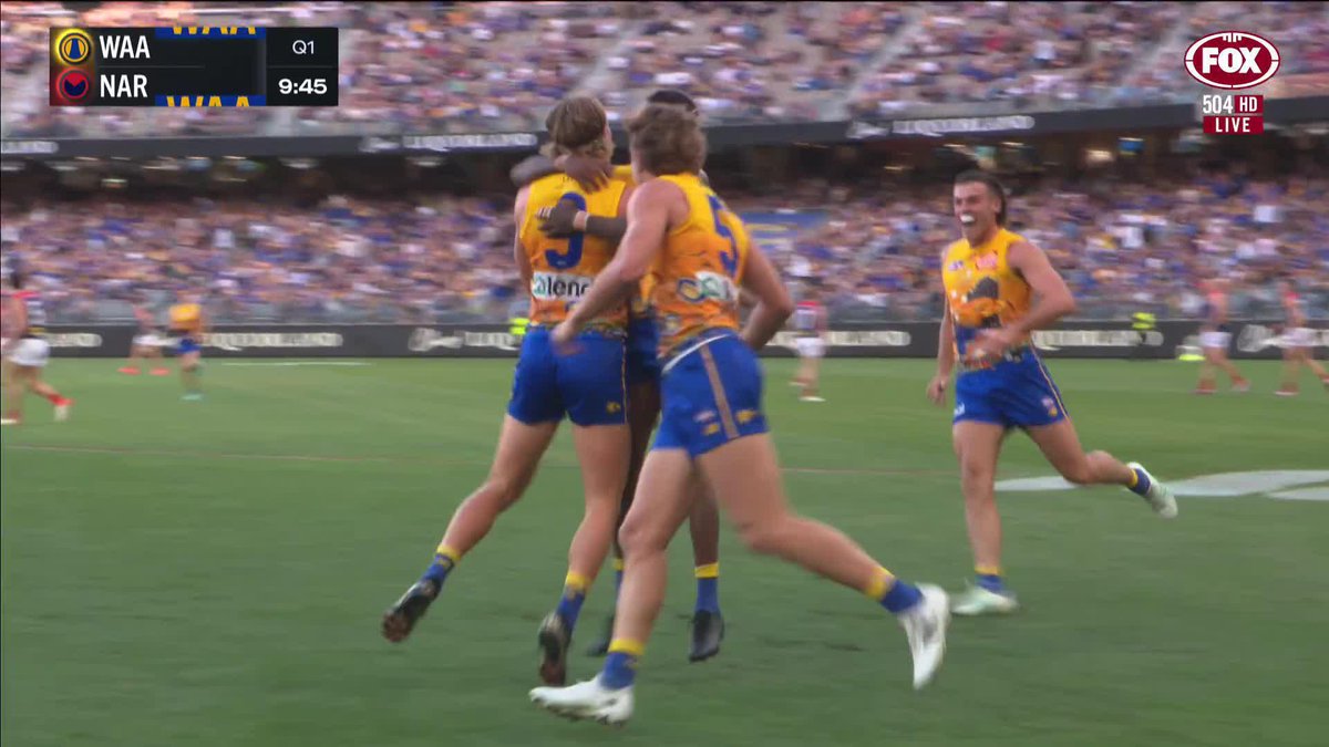 Harley Reid does it all himself for an UNBELIEVABLE solo goal 🔥 📺 Watch #AFLEaglesDees on ch. 504 or stream on Kayo: ✍️ BLOG 🔢 MATCH CENTRE