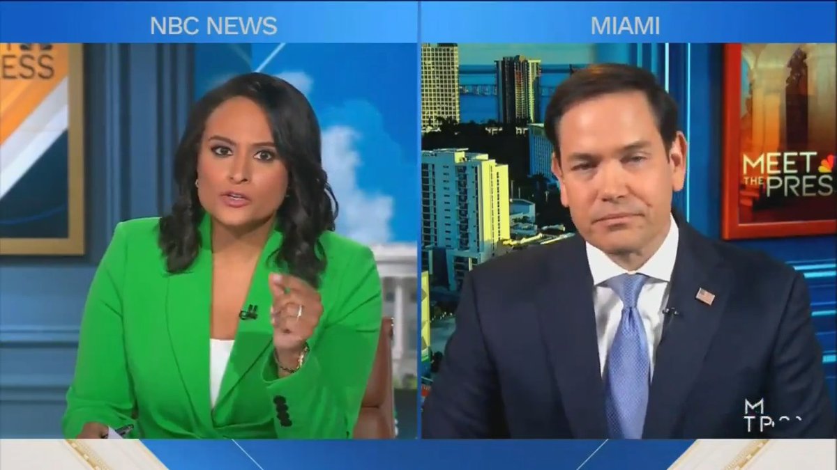 Q: Will you accept the election results no matter what happens? VP contender Marco Rubio: No Q: Will you accept the election results no matter who wins? Rubio: The Democrats... Q: Every Democrat that lost conceded their election. Will you accept the election results no matter who wins? Rubio: *refuses to answer* Q: You voted to certify the 2020 election. Do you think Trump's comments about election interference undermine Americans’ confidence in democracy? Rubio: *refuses to answer*