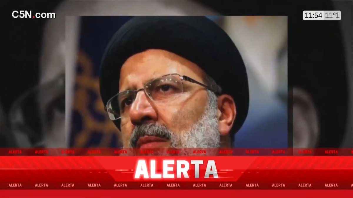 ⭕ AHORA | Se estrelló el helicóptero de Ebrahim Raisi, el presidente de Irán ➡️ Más de 20 equipos de rescate trabajan en la zona