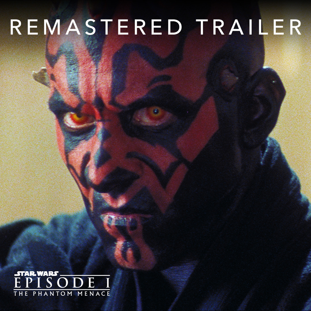 Fear is the path to the dark side… Celebrate the 25th anniversary with the original teaser trailer for #ThePhantomMenace, now in theaters.