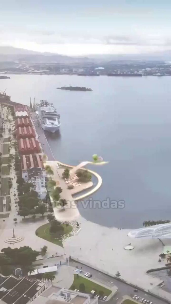 Eduardo Paes, Prefeito do Rio de Janeiro, anuncia projeto ambicioso de nova orla flutuante no Porto. ☀️🌊