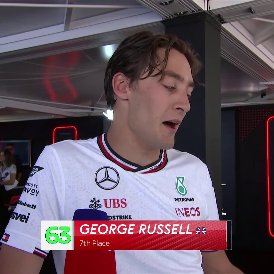 "I'm not going to sulk over losing a P6" 👀 George Russell on switching places with Lewis Hamilton 💬