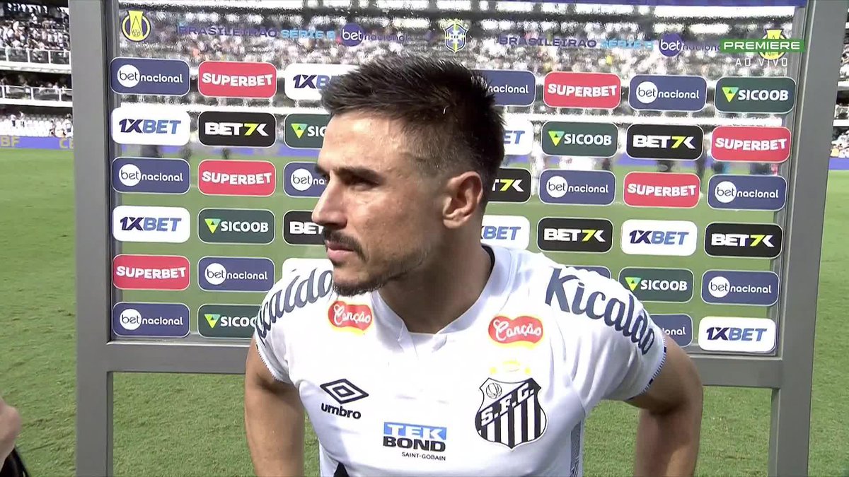 "A gente sabe que a gente é a equipe a ser batida" Willian Bigode falou sobre a goleada do Santos em cima do Brusque. Concorda?