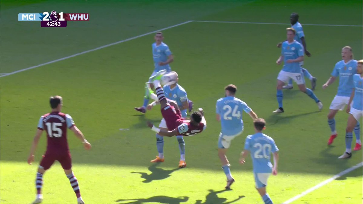 🇬🇭Mohammed Kudus!!! He got the whole Etihad admiring that goal- the confidence to attempt it, and technique to execute that was outrageous..🔥❤❤❤ Respect!!!