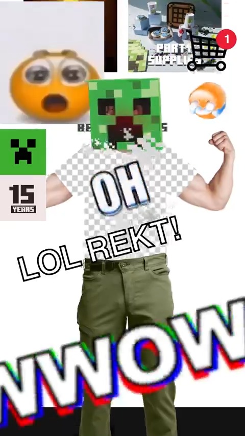 Git gud merch here 👉 #Minecraft15