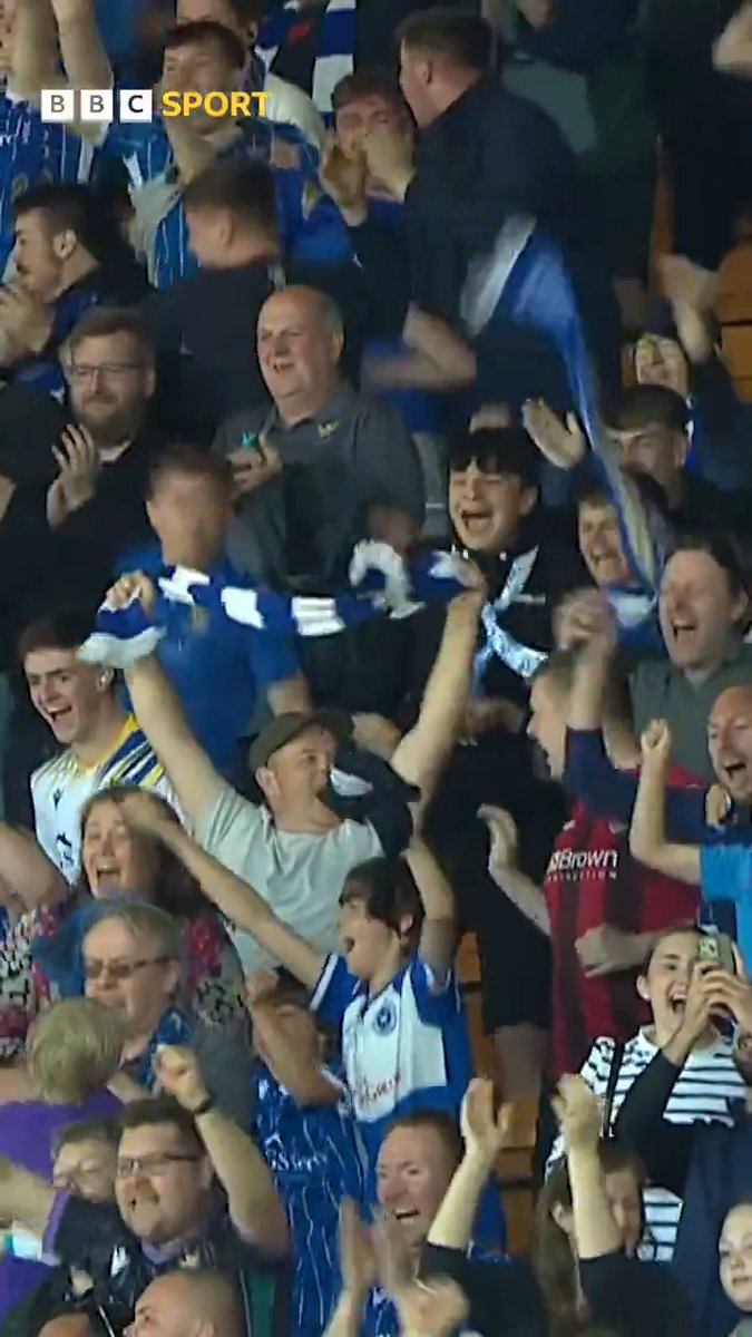 The scenes at Fir Park as St Johnstone find out they have secured Premiership safety following Ross County's draw with Aberdeen! #BBCFootball