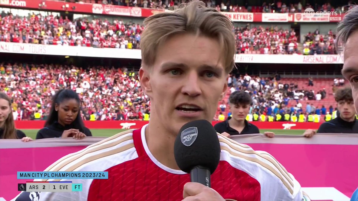 Arsenal captain Martin Ødegaard’s end of season speech in full. 🎤 🎥 Football on TNT Sports
