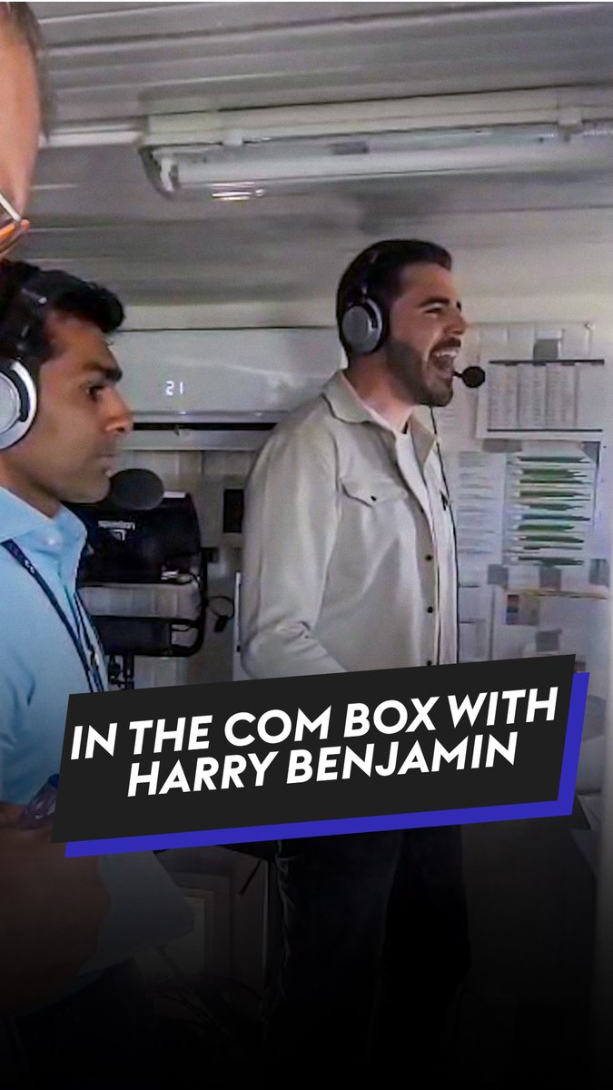 Go behind-the-scenes in the com box as Harry Benjamin calls his first F1 race win for Sky Sports! 🇮🇹🏆🏎️